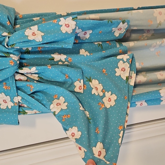 Love Alexa Womens XL Romper With Long Skirt Ties In Front Flowy Stretchy Soft - Picture 2 of 6